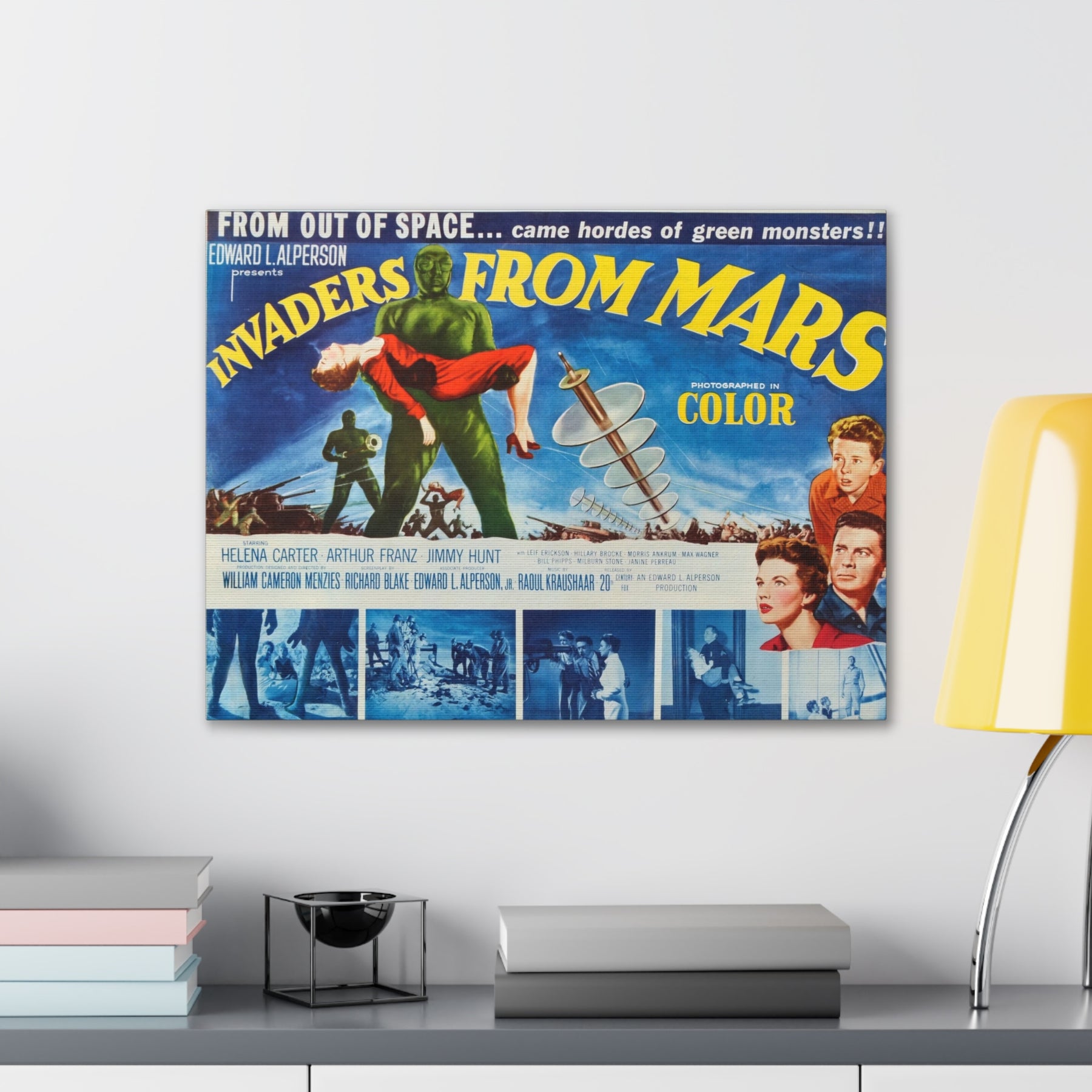 Invaders From Mars Canvas