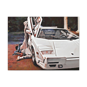 Wolf Of Wall St. Lemmons & Lambos Canvas