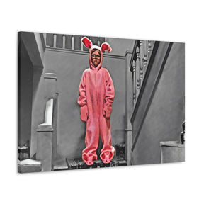 A Christmas Story Pink Nightmare Canvas