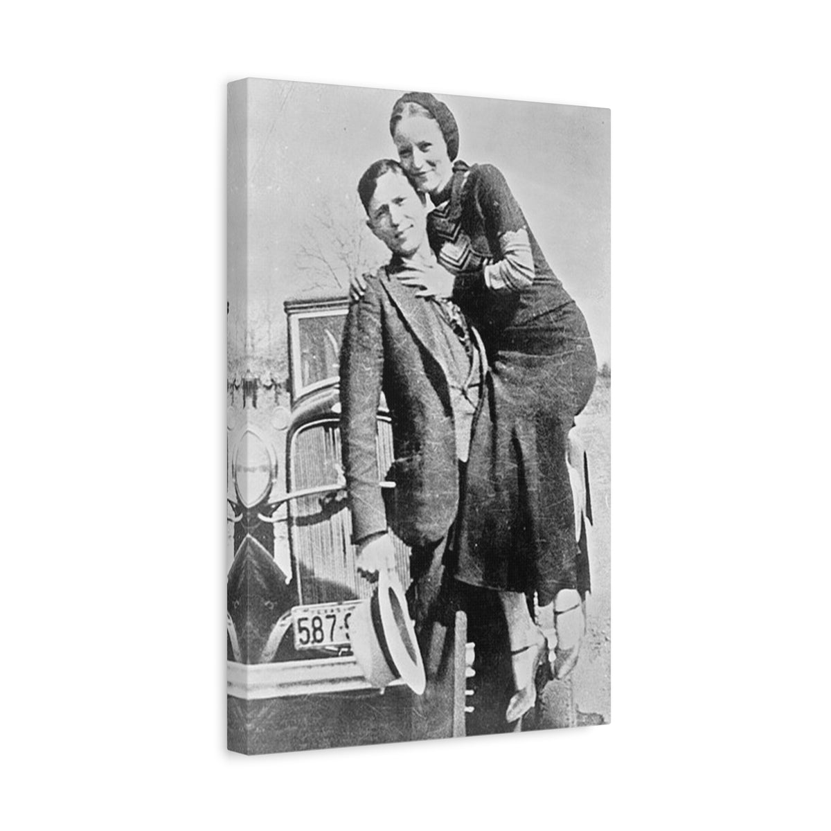 Bonnie and Clyde Canvas