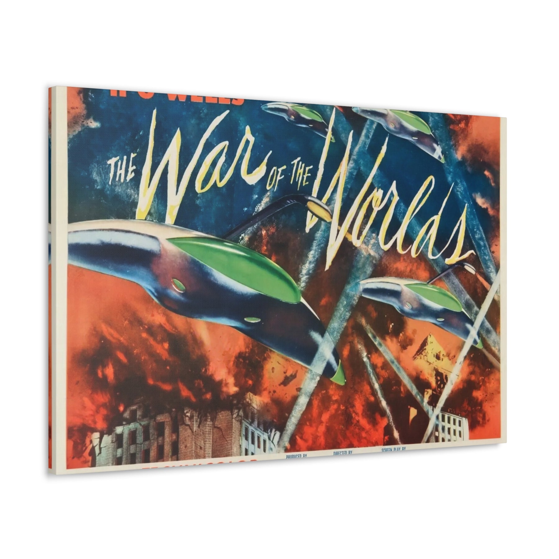 War Of The Worlds Canvas