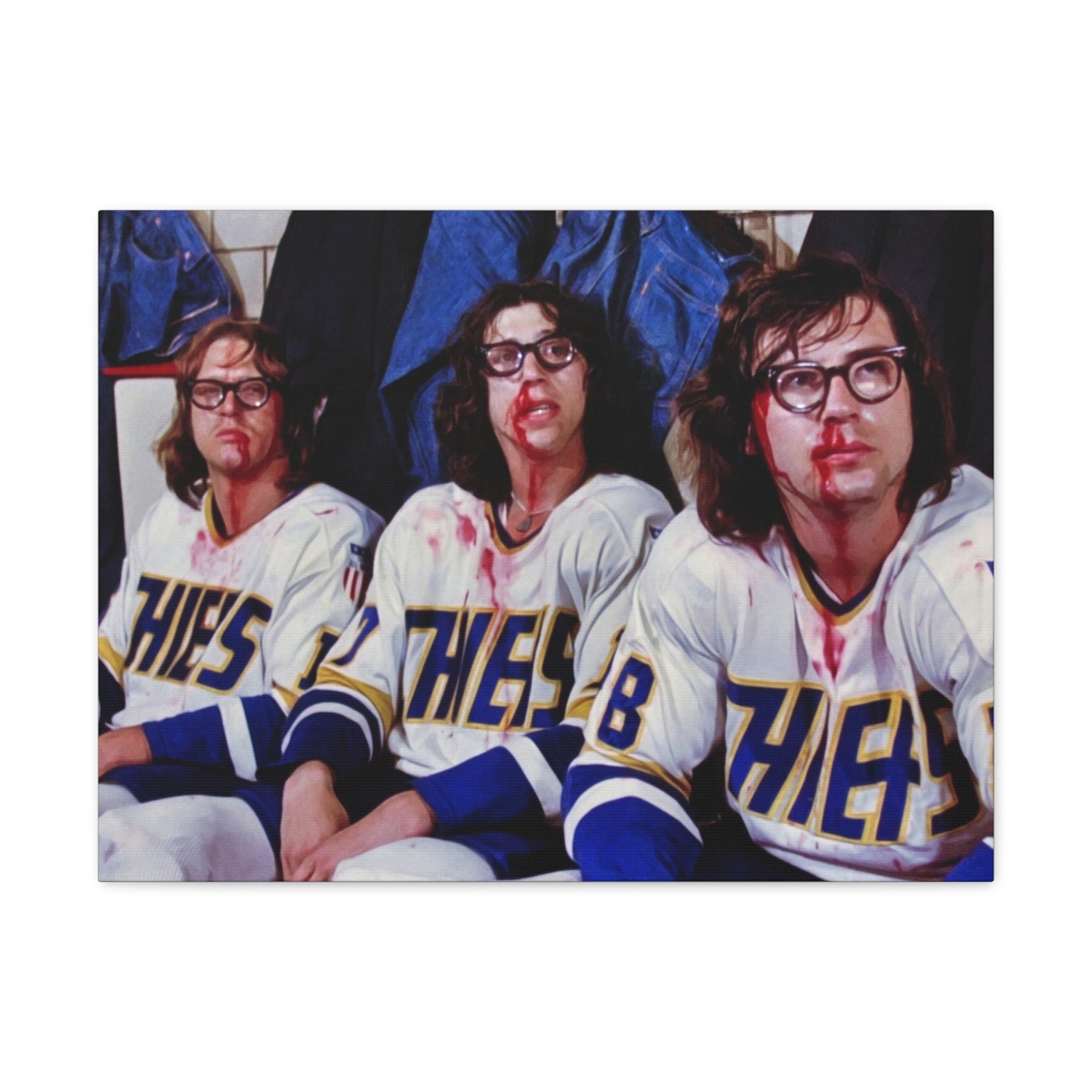 Slapshot The Hanson Brothers Canvas