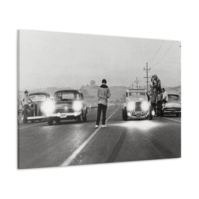 American Graffiti The Race Canvas