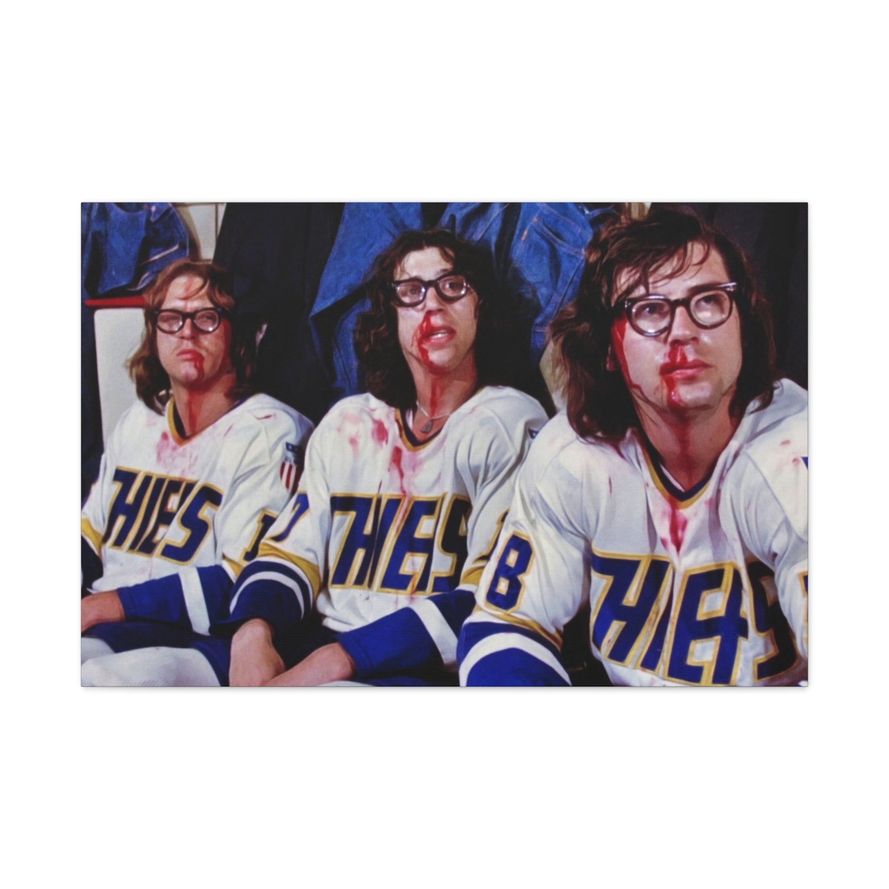 Slapshot The Hanson Brothers Canvas