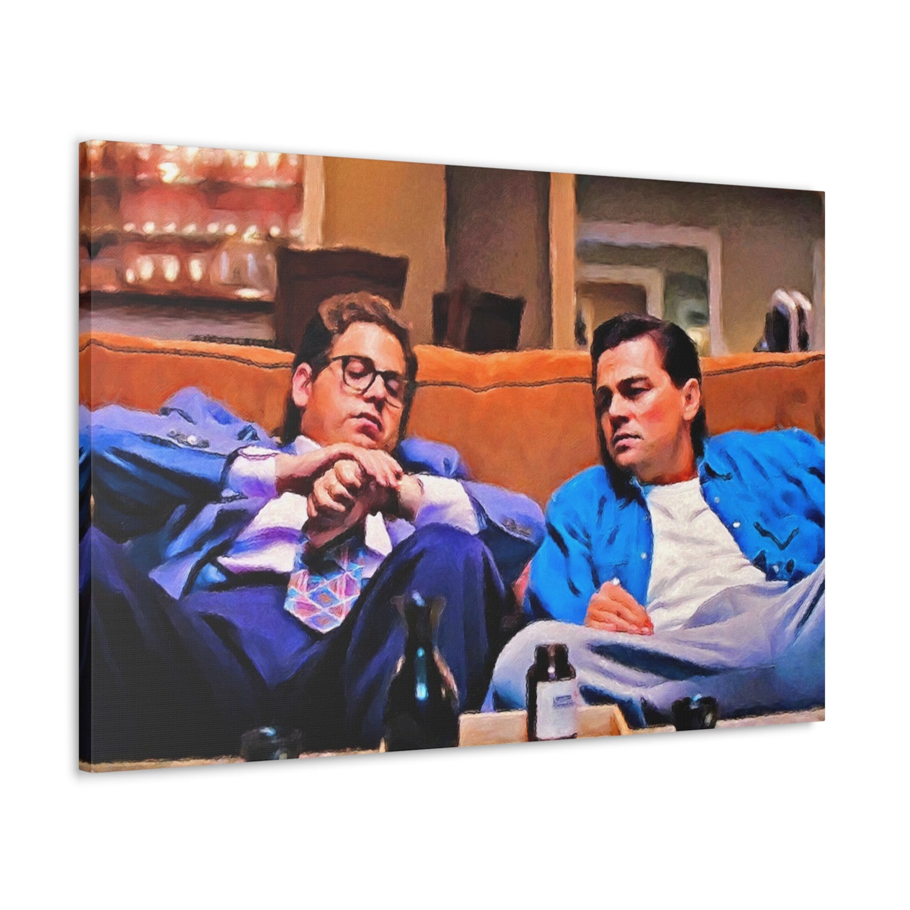 Wolf Of Wall St. Waiting Canvas