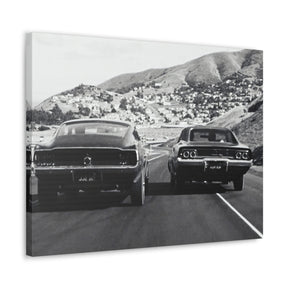 Bullitt The Chase Canvas