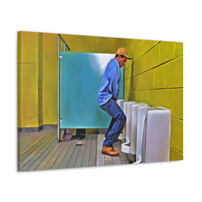 Urinal Surprise Canvas