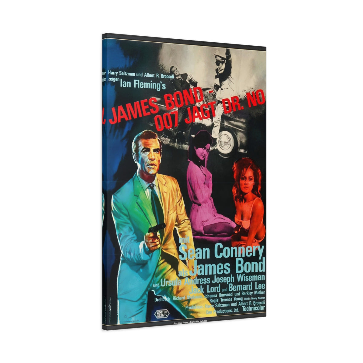 James Bond Dr. No 1962 Canvas