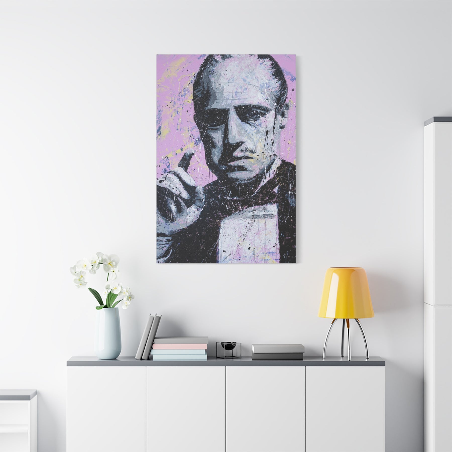 Godfather Splatter Canvas