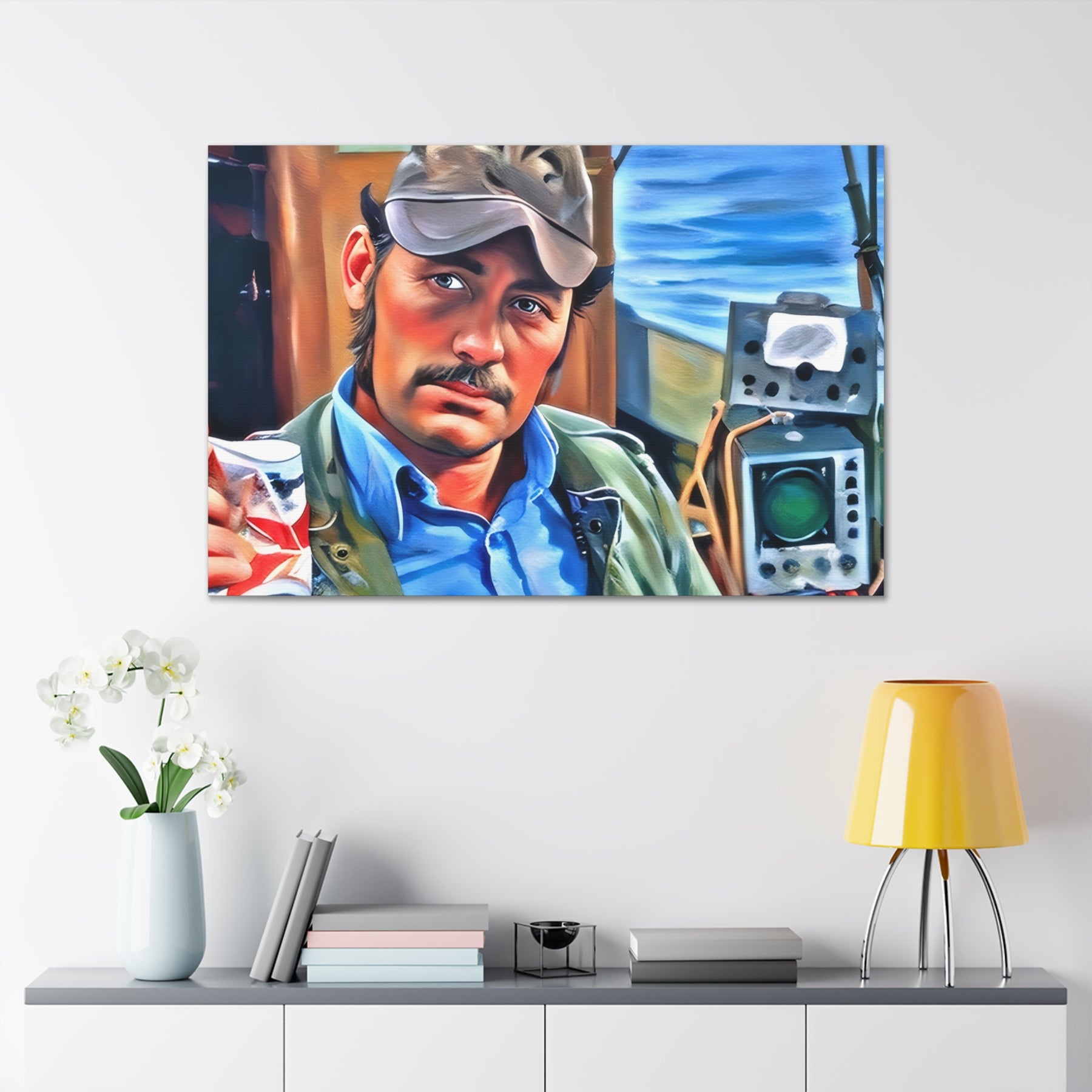 JAWS Crush It Like Quint Canvas