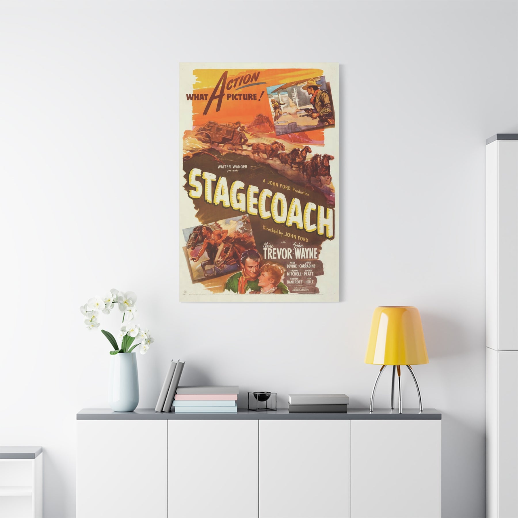 Stage Coach Canvas