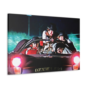 A Clockwork Orange Car Ride Canvas