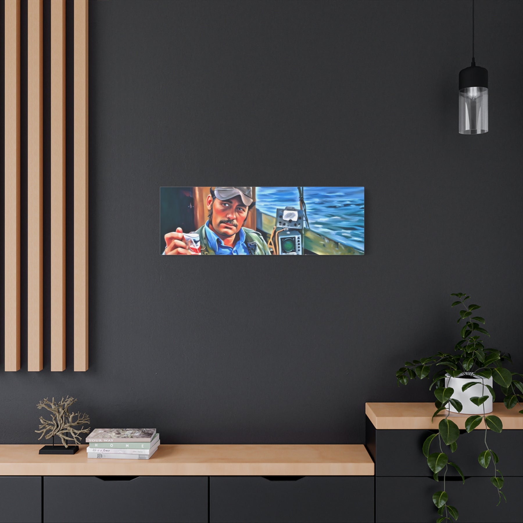 JAWS Crush It Pano Canvas