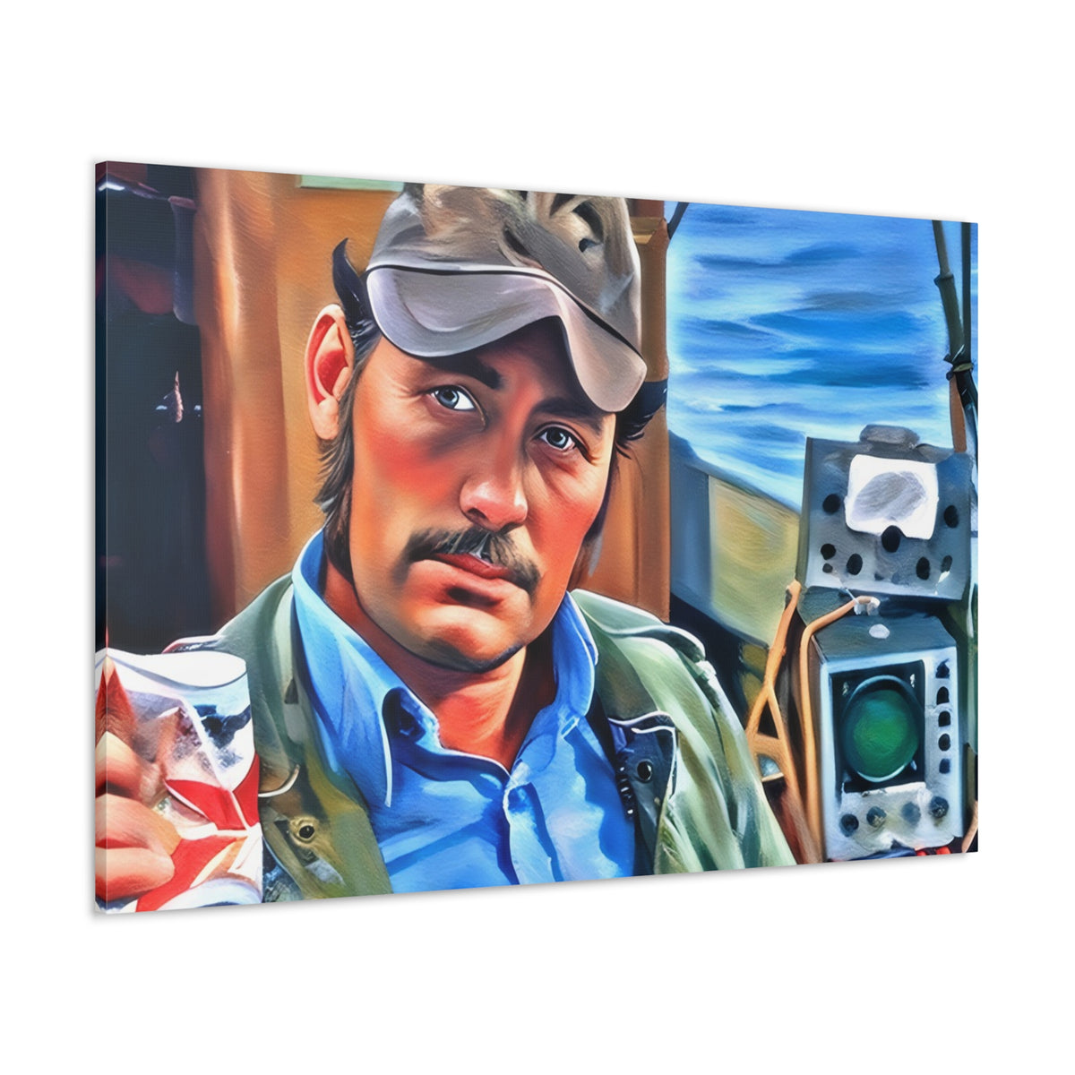 JAWS Crush It Like Quint Canvas