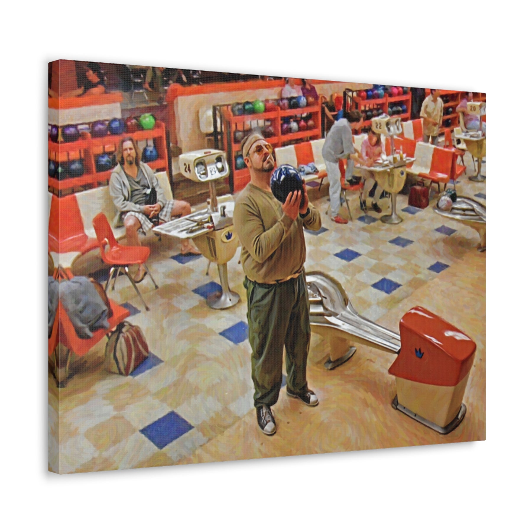 Lebowski Walter Bowling Canvas