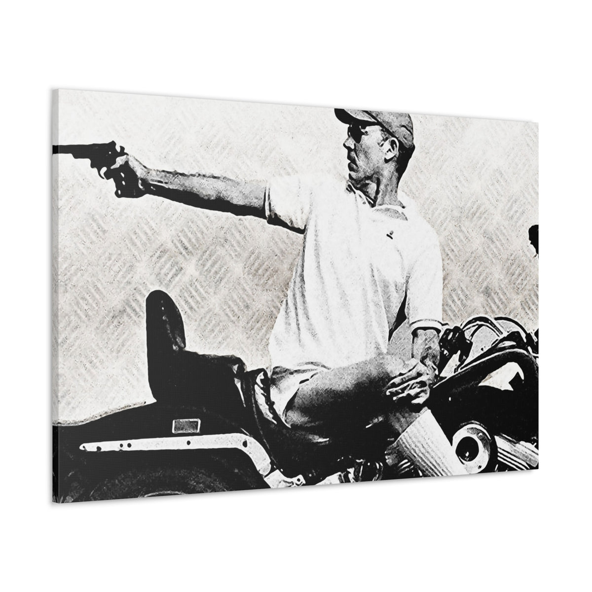 Hunter S. Thompson & Bike Canvas