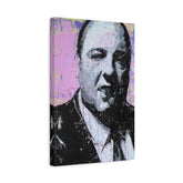 Sopranos Tony Splatter Canvas