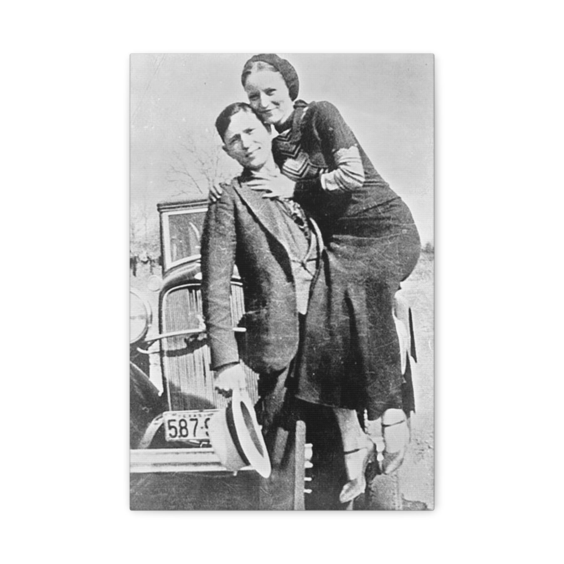 Bonnie and Clyde Canvas