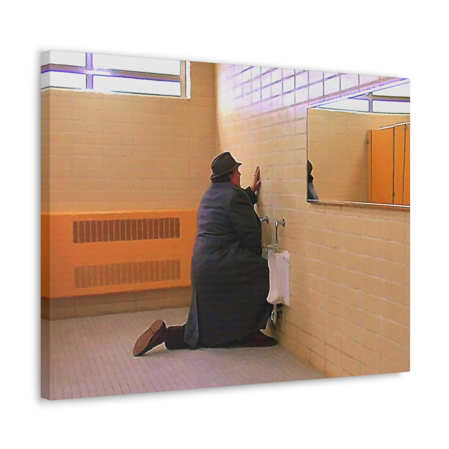 Uncle Buck Bathroom Canvas