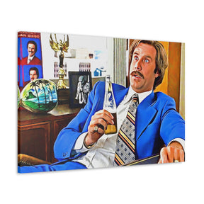 Anchorman Escalated Quickly Canvas